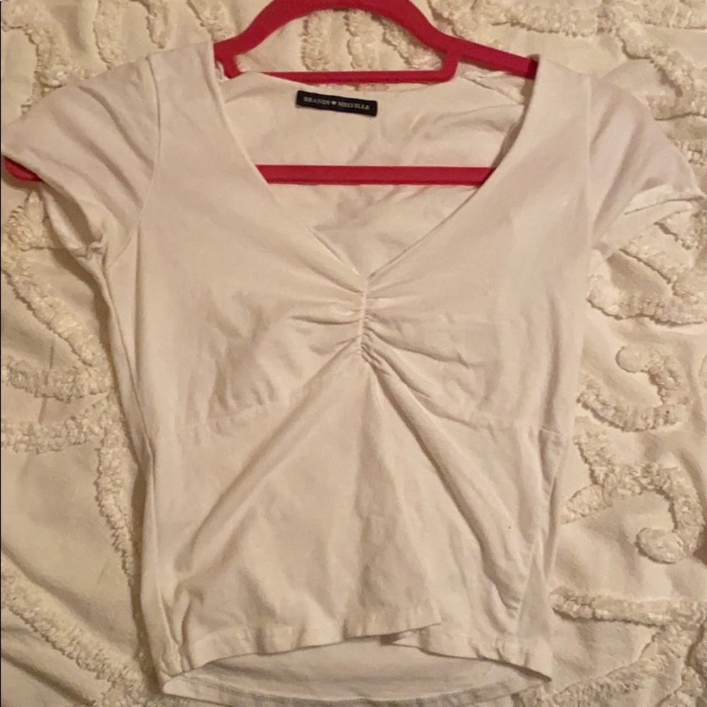 Brandy white crop top